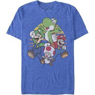Nintendo Men's Mario and Friends Circle Retro T-Shirt