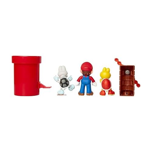 닌텐도 Super Mario Nintendo Dungeon 2.5” Figure Multipack Diorama Set with Accessories