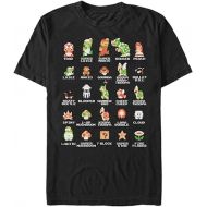 Nintendo Men's Pixel Cast T-Shirt