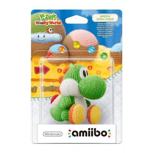 닌텐도 Nintendo Green Yarn Yoshi amiibo - Europe/Australia Import (Yoshis Woolly World Series)