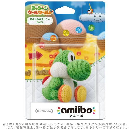 닌텐도 Nintendo Green Yarn Yoshi amiibo - Japan Import (Yoshis Woolly World Series)