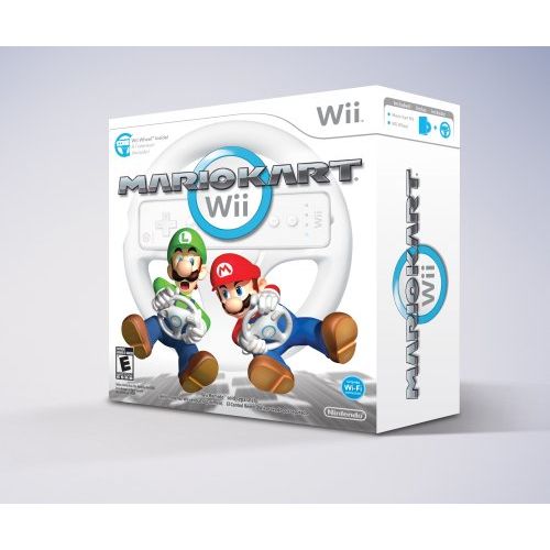 닌텐도 Nintendo Mario Kart Wii with Wii Wheel