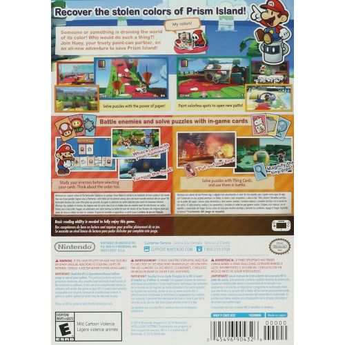 닌텐도 Nintendo Paper Mario: Color Splash - Wii U Standard Edition