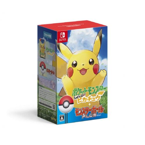 닌텐도 Nintendo Pokemon Let’s Go! Pikachu + Poke Ball Plus Set - Switch Japan Import