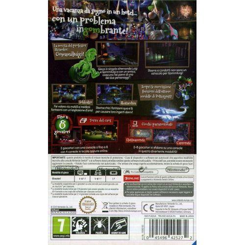 닌텐도 Luigis Mansion 3 - Nintendo Switch (Italy Version)