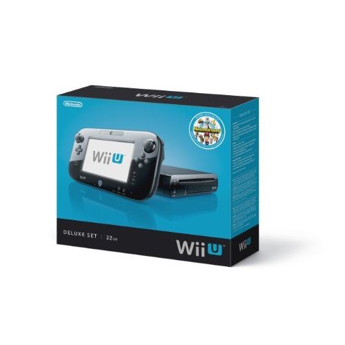 닌텐도 Nintendo Wii U Console - 32GB Black Deluxe Set