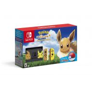 Nintendo Switch Console Bundle - Pikachu & Eevee Edition with Pokemon: Lets Go, Eevee! + Poke Ball Plus