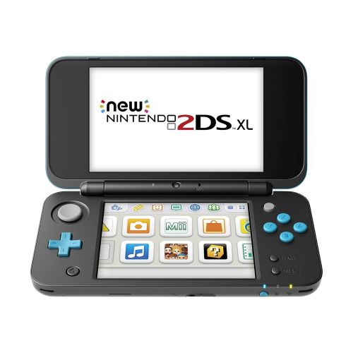 닌텐도 New Nintendo 2DS XL - Black + Turquoise With Mario Kart 7 Pre-installed - Nintendo 2DS