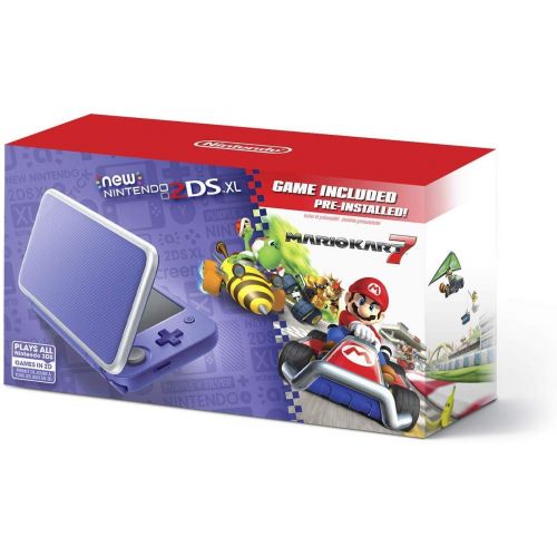 닌텐도 New Nintendo 2DS XL - Purple + Silver With Mario Kart 7 Pre-installed - Nintendo 2DS