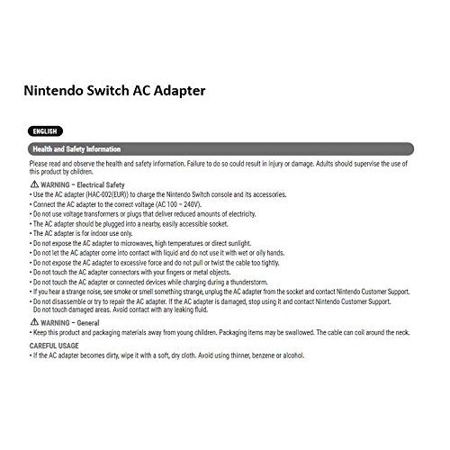 닌텐도 Nintendo Switch AC Adapter