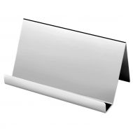 Nipole High-end Business Card Holder Stainless Steel Mirror Polish Desk Accessory Business Card Display Stand Rack Office Organizer (Mirror) (Mirror)