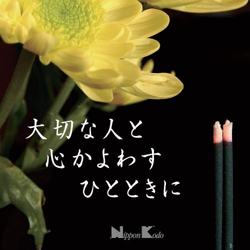  인센스스틱 Nippon Kodo 22051 Eiju Meiko Incense, Cinnamon and Amber, Brown, 16 x 8.5 x 3.5 cm