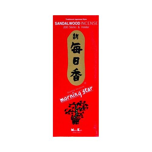  인센스스틱 Nippon Kodo Morning Star Incense - Sandalwood, 200 Sticks