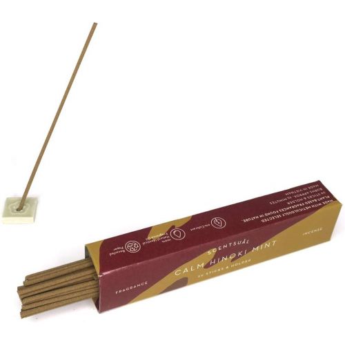  인센스스틱 nippon kodo SCENTSUAL Incense - Calm Hinoki Mint 30 Sticks, Japanese Quality Incense Since 1575