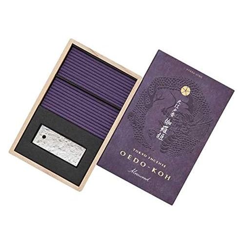  인센스스틱 OEDO-KOH - Aloeswood 60 Sticks w/ Incense Holder by NIPPON KODO, Japanese Quality Incense