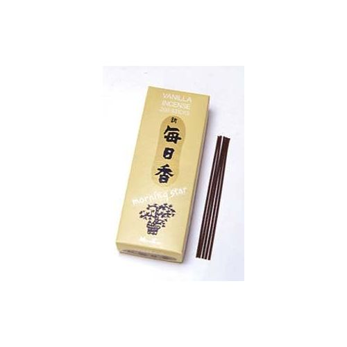  인센스스틱 Morning Star - Vanilla 200 Sticks and Holder by NIPPON KODO, Japanese Quality Incense, Since 1575