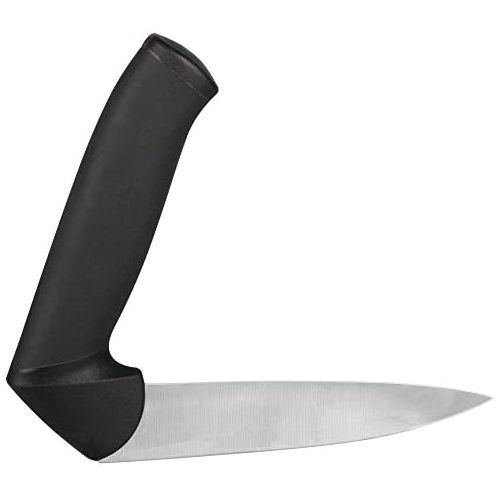  [아마존베스트]Nirosta Stainless Utility Knife Ergonomic Stainless Steel Blade Length 13cm in Black