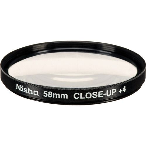  Nisha 58mm Close-Up Lens Set (+1, +2, +4, Macro)