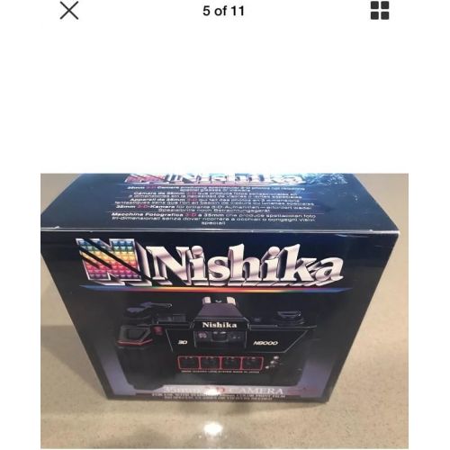  Nishika N8000 35 mm Quadrascopic Stereo 3D Lenticular Camera