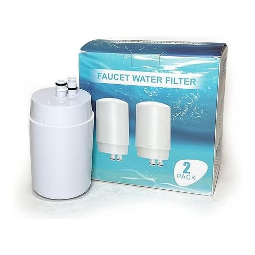  Nispira Water Filter Replacement For Brita Basic Complete Faucet Filtration Systems 36311 36312 FR-200 FF-100 | Removes Chlorine, Lead, Odor, Color | 100 Gallon | Pack of 4