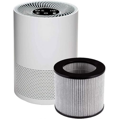  Nispira 3-in-1 True HEPA Activated Carbon Filter Replacement For Bissell MYair Personal Air Purifier 2780A 2780 27809, Compared to Part 2801. Size 7
