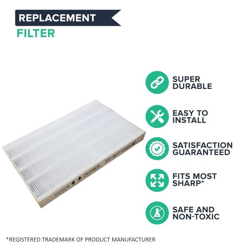  Nispira Think Crucial Replacement for Sharp FZ-C100HFU True HEPA Style Air Purifier Filter, Compatible with KC-850U