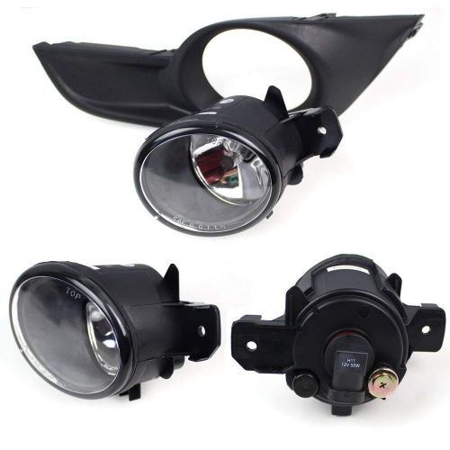  iJDMTOY Complete Set Fog Lights Foglamps w/ H11 Halogen Bulbs, Wiring & On/Off Switch For 2013-2015 Nissan Altima