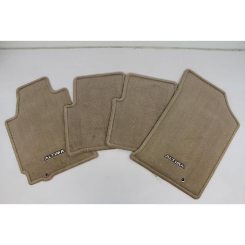  Nissan Genuine Accessories 999E2-UW000BE Beige Carpeted Floor Mat - 4 Piece