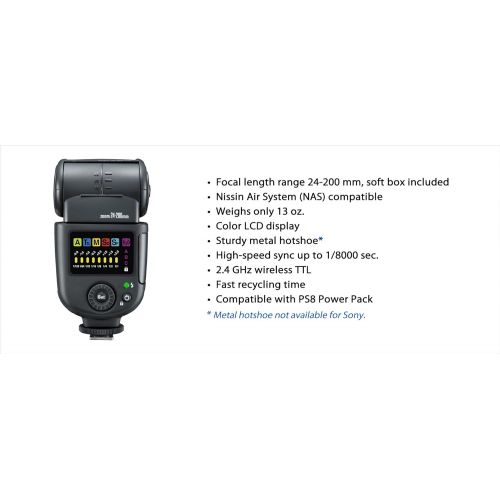  Nissin ND700A-C Speedlite Air for Canon (Black)
