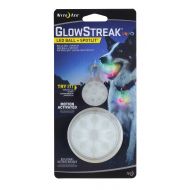 Nite Ize GlowStreak LED Dog Ball + Collar Light Combo Pack, Bounce-Activated Light Up Dog Ball, Replaceable Batteries, Disc-O Color Changing LED
