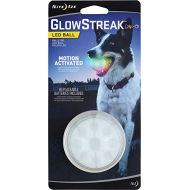 Nite Ize GlowStreak LED Dog Ball, Bounce-Activated Light Up Dog Ball