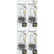 Nite Ize Bigfoot Locker Stainless Steel KeyRack - Stainless (4-Pack)