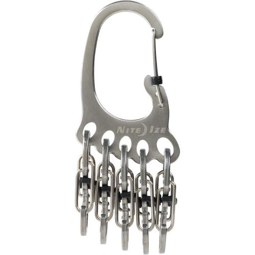  Nite Ize Bigfoot Locker Stainless Steel KeyRack - Stainless (4-Pack)