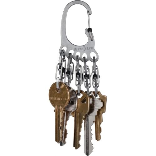  Nite Ize Bigfoot Locker Stainless Steel KeyRack - Stainless (4-Pack)