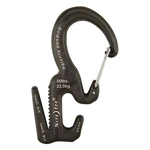  [아마존베스트]Nite Ize Nite IZE Figure 9 Carabiner Rope Tightener, Large Aluminum Rope Tightening Mechanism with Carabiner Clip, Fits Rope 3mm-9mm, 150LB Load Limit