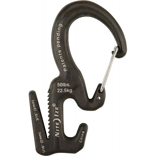  [아마존베스트]Nite Ize Nite IZE Figure 9 Carabiner Rope Tightener, Large Aluminum Rope Tightening Mechanism with Carabiner Clip, Fits Rope 3mm-9mm, 150LB Load Limit