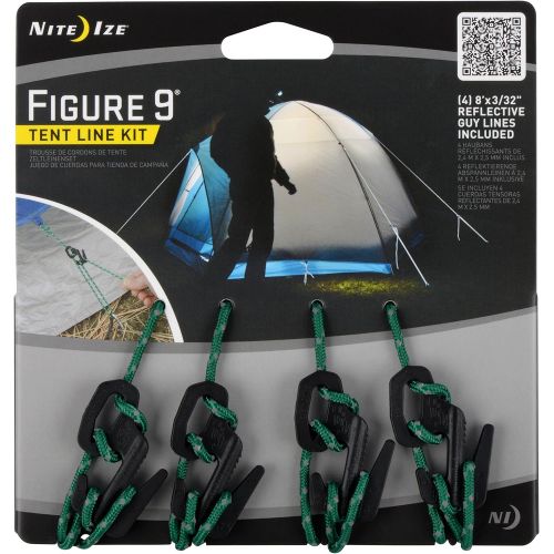  NITE IZE F9T4 03 01 Figure 9 Tent Line Kit, Black