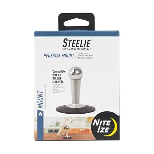  Nite Ize Original Steelie Tabletop Stand - Additional Pedestal Stand for Steelie Magnetic Phone + Tablet Mounting Systems