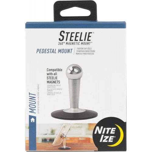  Nite Ize Original Steelie Tabletop Stand - Additional Pedestal Stand for Steelie Magnetic Phone + Tablet Mounting Systems