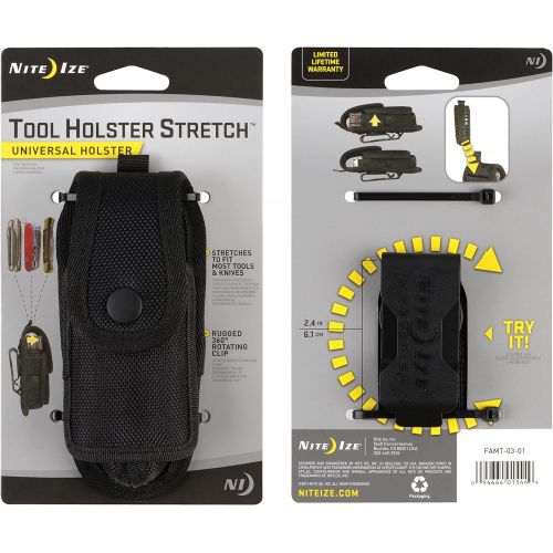  Nite Ize Tool Holster, Stretch, Black (FAMT-03-01)