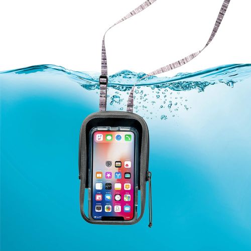  [아마존베스트]Nite Ize Runoff Waterproof Phone Case with Interior Card Holder and Lanyard, IP67 Waterproof Phone Case for iPhone/Galaxy/Pixel up to 6.6 Tall, Fits in Pockets, Charcoal