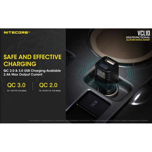  Nitecore VCL10 Multifunctional All-in-One Vehicle Gadget