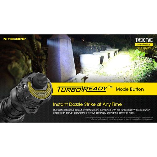  Nitecore TM9K TAC Rechargeable LED Flashlight