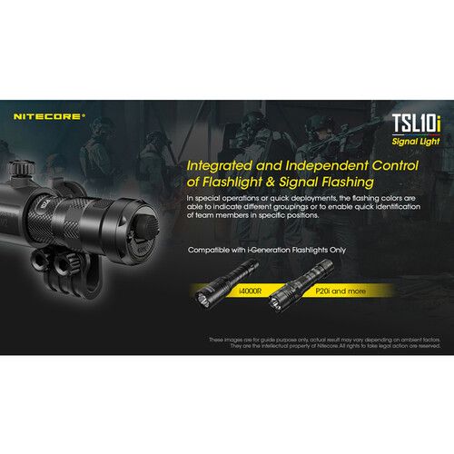  Nitecore TSL10i 4-Color Signal Light Tailcap for P10i, P20i and i4000R