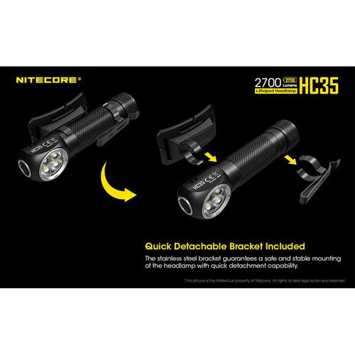  Nitecore HC35 USB Rechargeable LED Headlamp