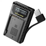 Nitecore UNK1 Digital USB Camera Charger for Nikon Batteries EN-EL14, EN-EL14a, & EN-EL15 with Lumen Tactical Adapter - Compatible with Nikon Coolpix, 1V1, P, & D Series