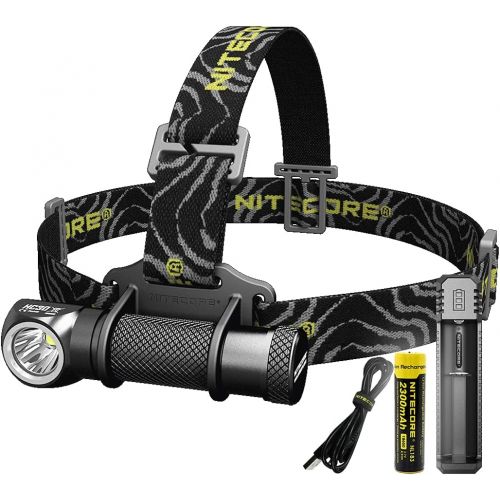  Nitecore HC30 1000 Lumens Rechargeable LED Headlamp with Battery and Charger