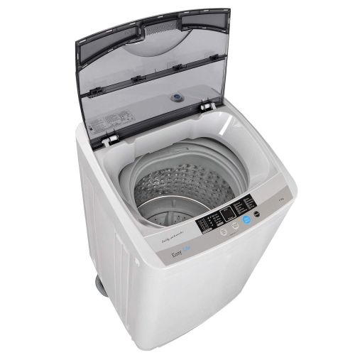  Nitipezzo See-Through Lid Compact And Lightweight Easily Wash Huge Clothes And Dry Thoroughly Full Automatic Washing Machine 1.6 Cu Ft