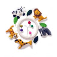 Nivas Jungle Wild Animals Baby Crib Mobile, Nursery Room Decor, Crib/Toddler Toys
