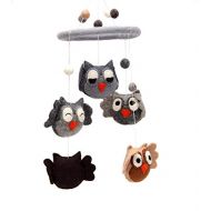 Nivas Collection Owl Baby Crib Mobile, Nursery Room Decor, Crib/Toddler Toys